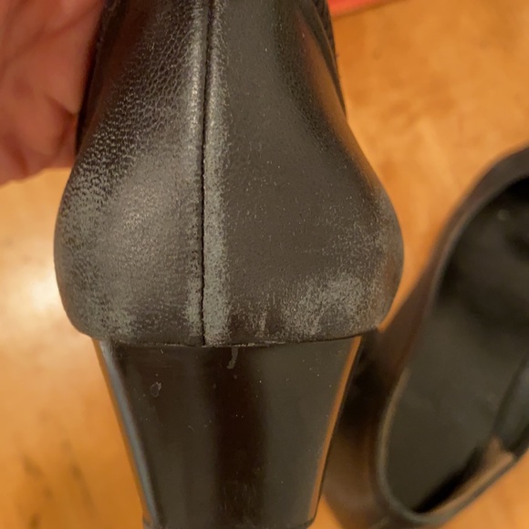 Cole Haan leather/patten leather Mary Jane wedge with Nike Air soles - Picture 7 of 10